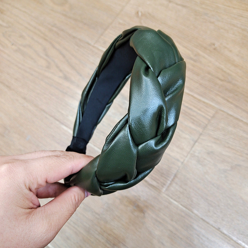 Wholesale Leather Twist Braid Headband